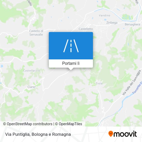 Mappa Via Puntiglia