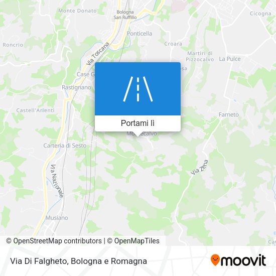 Mappa Via Di Falgheto