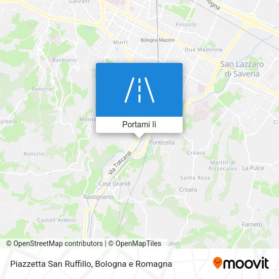 Mappa Piazzetta San Ruffillo
