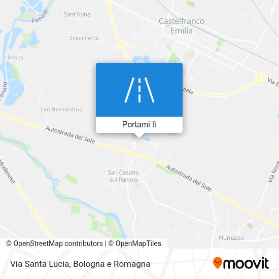 Mappa Via Santa Lucia