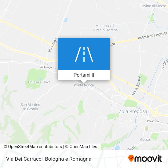 Mappa Via Dei Carracci