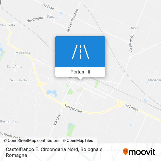 Mappa Castelfranco E. Circondaria Nord