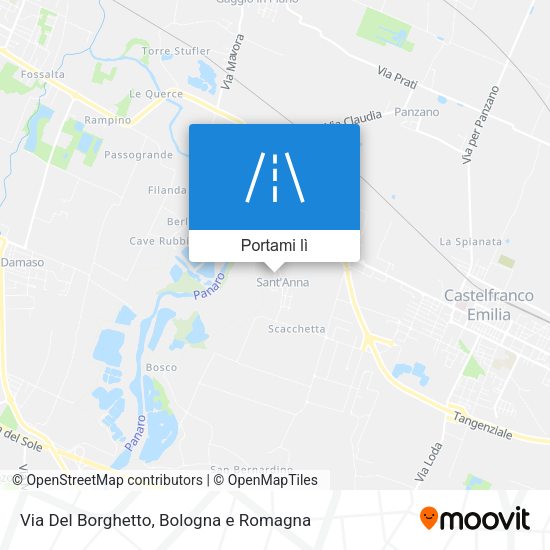 Mappa Via Del Borghetto