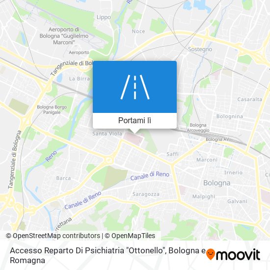 Mappa Accesso Reparto Di Psichiatria "Ottonello"