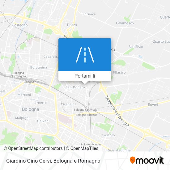Mappa Giardino Gino Cervi