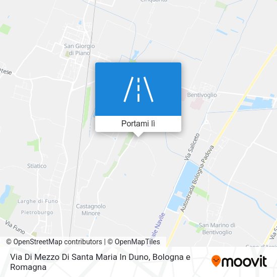 Mappa Via Di Mezzo Di Santa Maria In Duno