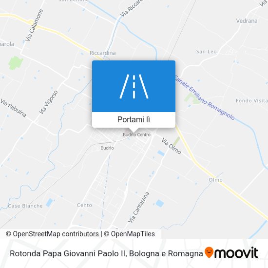 Mappa Rotonda Papa Giovanni Paolo II