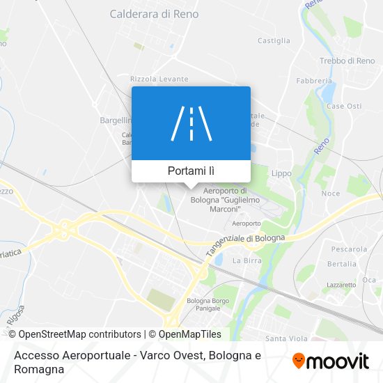 Mappa Accesso Aeroportuale - Varco Ovest