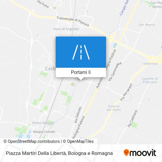 Mappa Piazza Martiri Della Libertà