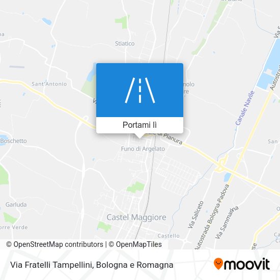 Mappa Via Fratelli Tampellini