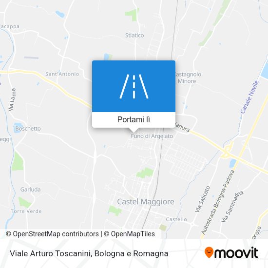 Mappa Viale Arturo Toscanini