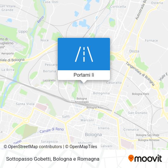Mappa Sottopasso Gobetti