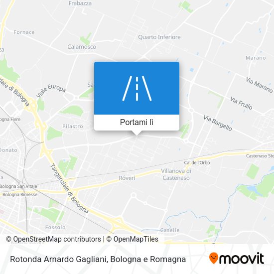 Mappa Rotonda Arnardo Gagliani