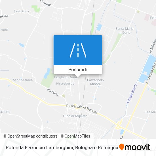 Mappa Rotonda Ferruccio Lamborghini