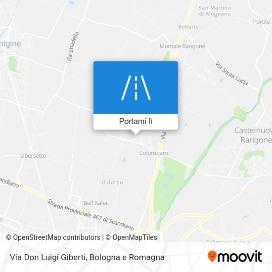Mappa Via Don Luigi Giberti