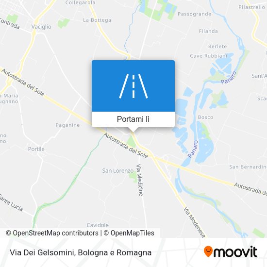 Mappa Via Dei Gelsomini