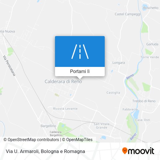Mappa Via U. Armaroli