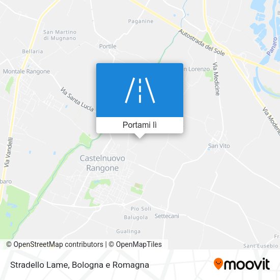 Mappa Stradello Lame