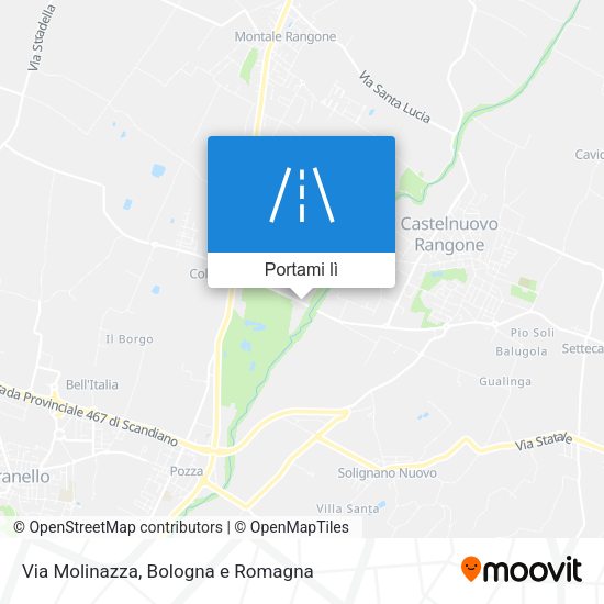 Mappa Via Molinazza