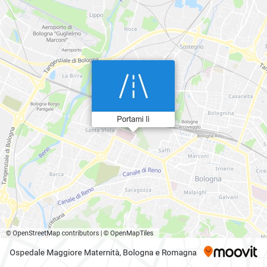 Mappa Ospedale Maggiore Maternità