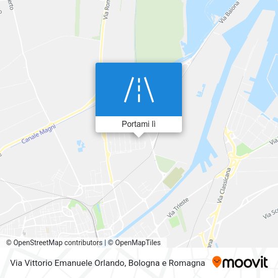 Mappa Via Vittorio Emanuele Orlando