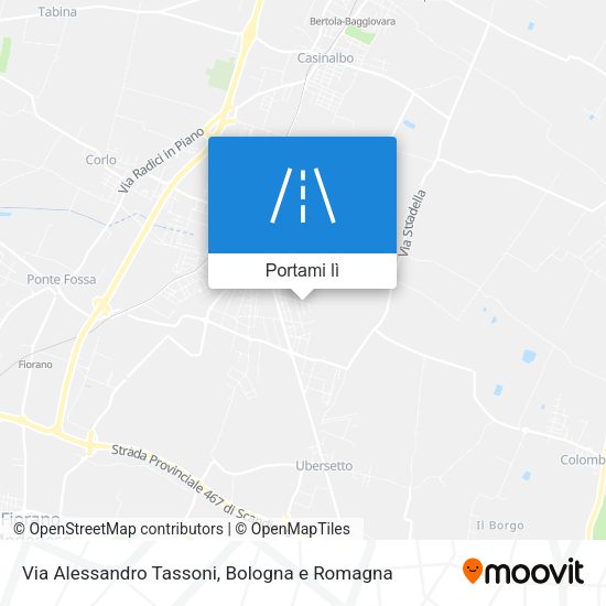 Mappa Via Alessandro Tassoni