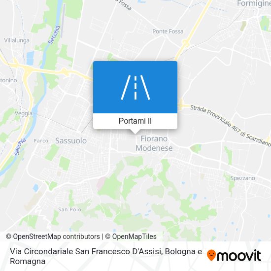 Mappa Via Circondariale San Francesco D'Assisi