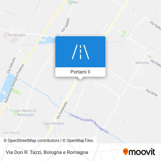Mappa Via Don R. Tazzi