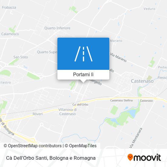 Mappa Cà Dell'Orbo Santi