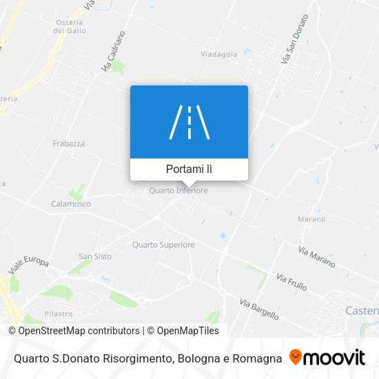 Mappa Quarto S.Donato Risorgimento