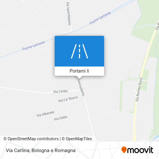 Mappa Via Carlina