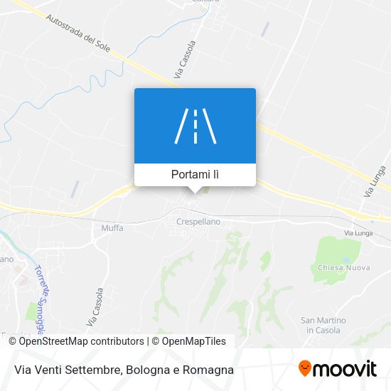 Mappa Via Venti Settembre