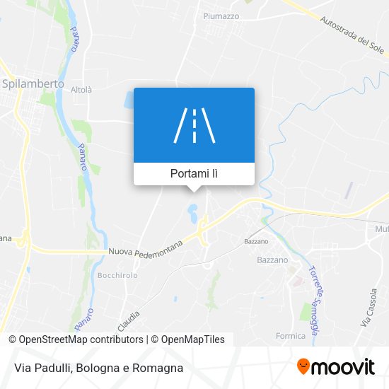 Mappa Via Padulli