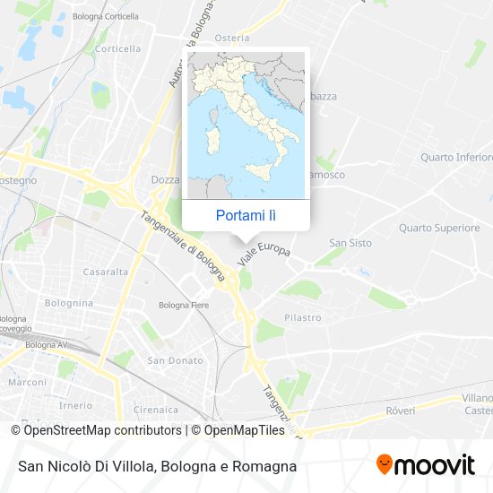 Mappa San Nicolò Di Villola