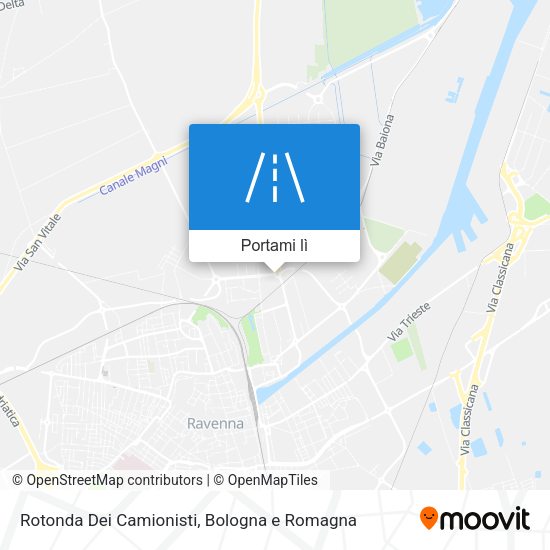 Mappa Rotonda Dei Camionisti