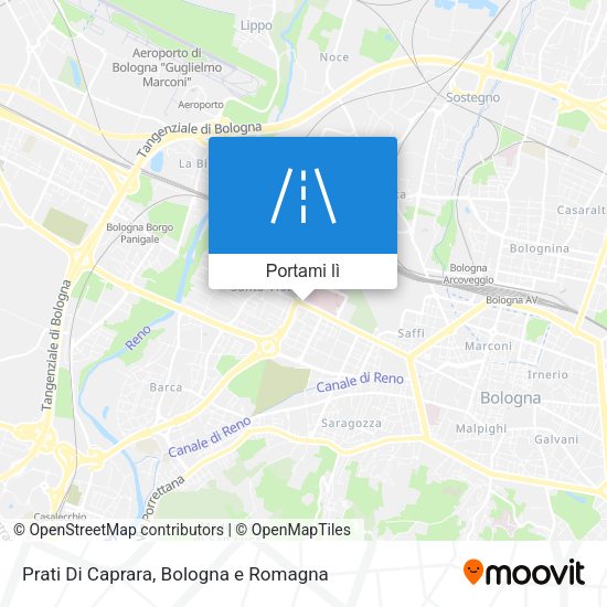 Mappa Prati Di Caprara