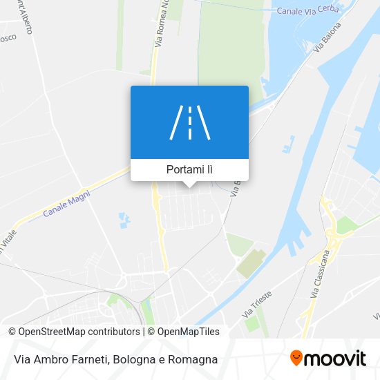 Mappa Via Ambro Farneti