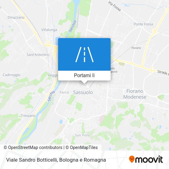 Mappa Viale Sandro Botticelli