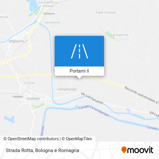 Mappa Strada Rotta