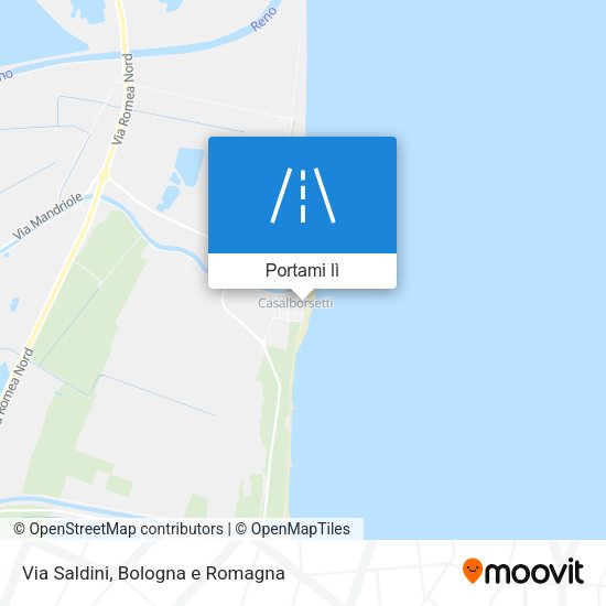 Mappa Via Saldini