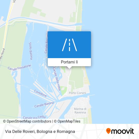 Mappa Via Delle Roveri