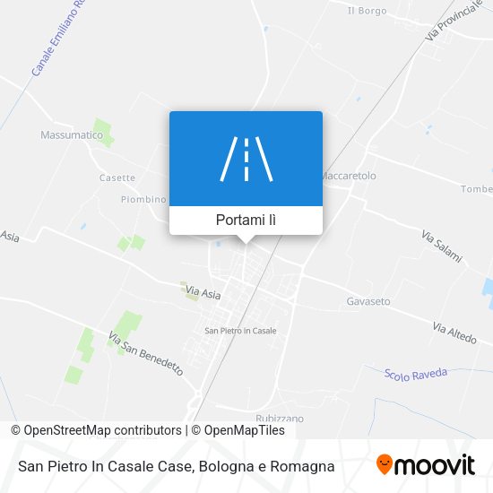 Mappa San Pietro In Casale Case