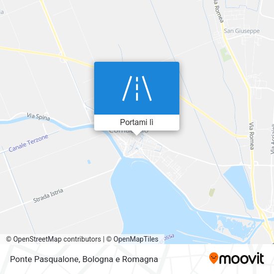 Mappa Ponte Pasqualone