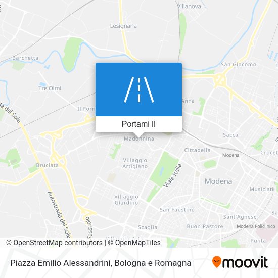 Mappa Piazza Emilio Alessandrini