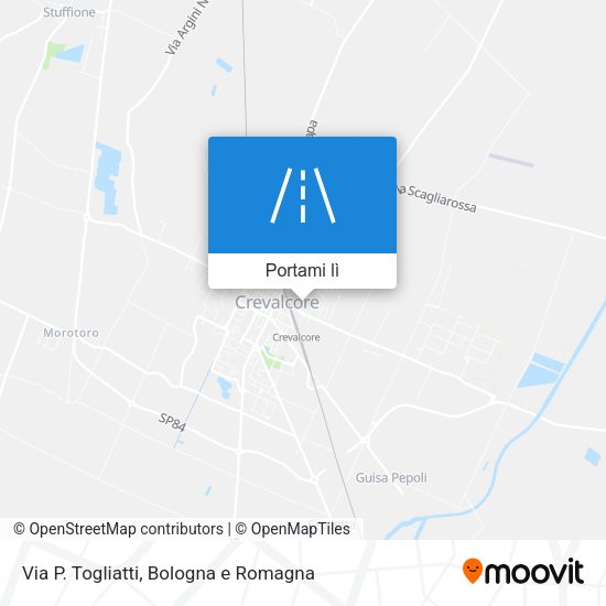 Mappa Via P. Togliatti