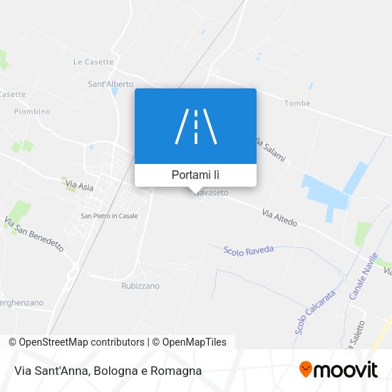 Mappa Via Sant'Anna