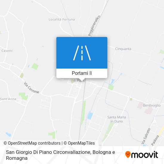 Mappa San Giorgio Di Piano Circonvallazione