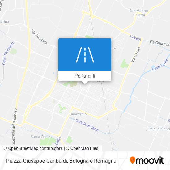 Mappa Piazza Giuseppe Garibaldi