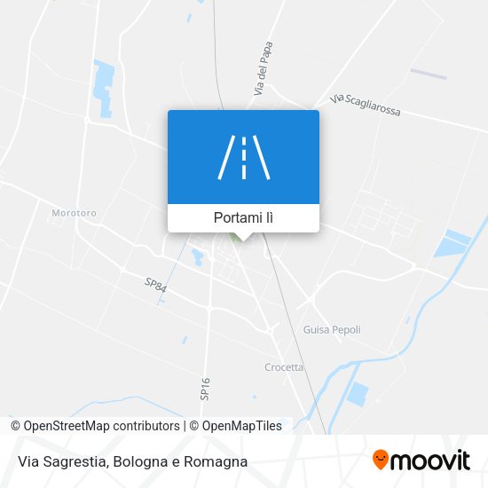 Mappa Via Sagrestia