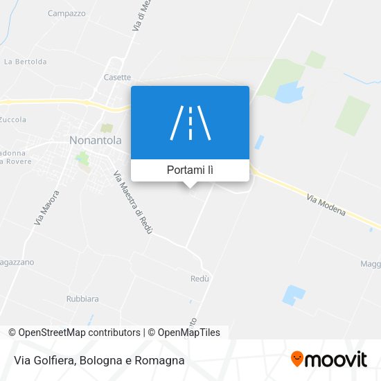 Mappa Via Golfiera